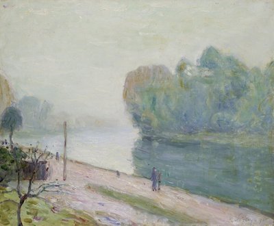 Eine Biegung des Flusses Loing, 1896 von Alfred Sisley